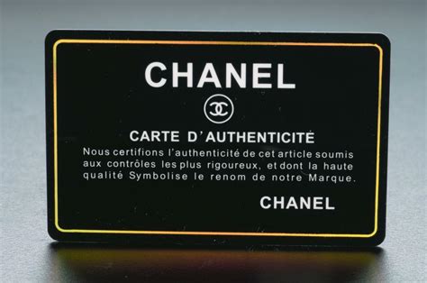 carte coco chanel|authentic chanel card.